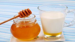 Мляко и мед за лечебно изливане